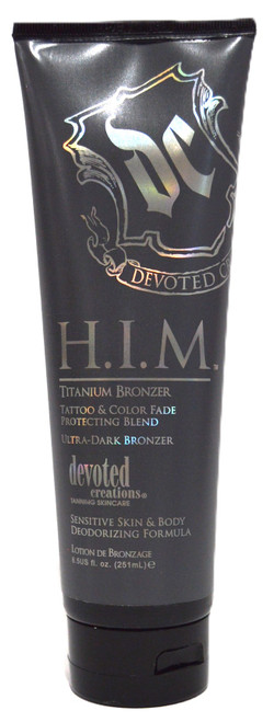 Devoted Creations H.I.M. Titanium Bronzer Ultra Dark Bronzer Tanning Lotion