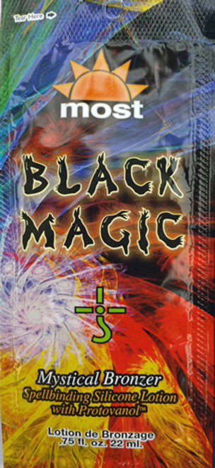 Most Black Magic Mystical Bronzer Silicone Lotion with Protovanol Tanning Lotion Packet Most Black Magic Mystical Bronzer Silicone Lotion with Protovanol Tanning Lotion Packet