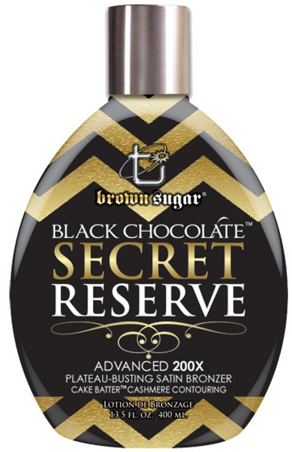 Brown Sugar Black Chocolate Secret Reserve Advanced 200X Plateau-Busting Satin Bronzer Tanning Lotion Brown Sugar Black Chocolate Secret Reserve Advanced 200X Plateau-Busting Satin Bronzer Tanning Lotion