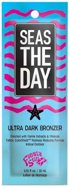 Fiesta Sun Seas the Day Ultra Dark Bronzer Tanning Lotion Sample Packet Fiesta Sun Seas the Day Ultra Dark Bronzer Tanning Lotion Sample Packet