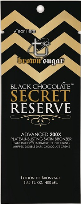 Tan Incorporated Black Chocolate Secret Reserve Plateau Busting Satin Bronzer Tanning Lotion Sample Packet Tan Incorporated Black Chocolate Secret Reserve Plateau Busting Satin Bronzer Tanning Lotion Sample Packet