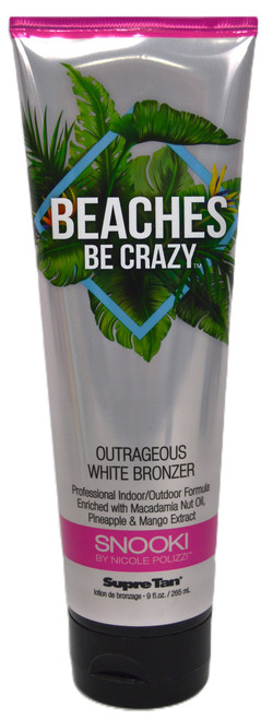 Supre Tan SNOOKI BEACHES BE CRAZY White Bronzer TANNING LOTION