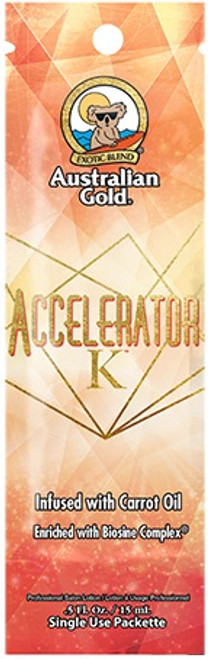 Australian Gold Accelerator K Infused with Carrot Oil Tanning Lotion Sample Packet