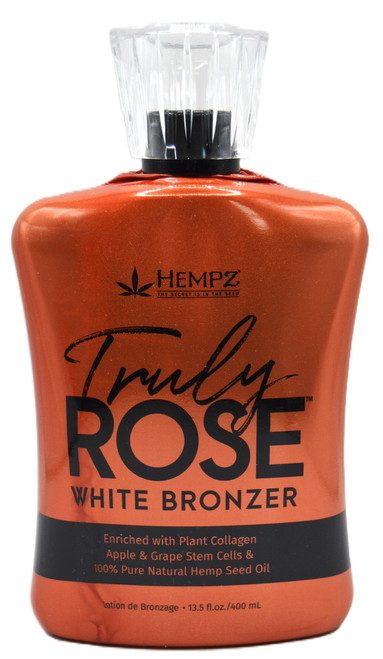 Hempz Tanning Truly Rose' White Bronzer Enriched with Plant Collagen Tanning Lotion