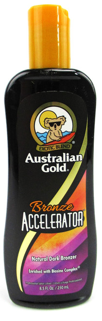 Australian Gold Bronze Accelerator Natural Dark Bronzer Tanning Lotion