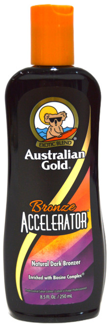 Australian Gold Bronze Accelerator Natural Dark Bronzer Tanning Lotion