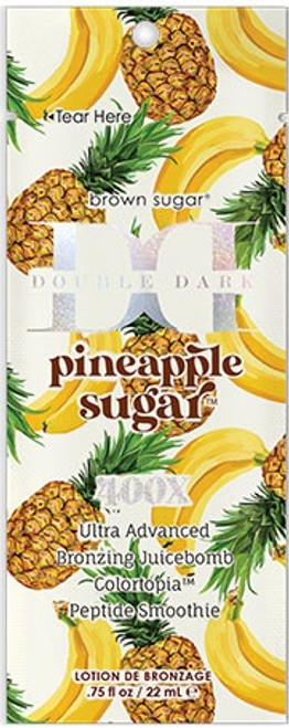 Brown Sugar Double Dark Pineapple Sugar 400X Bronzing Juicebomb Tanning Lotion Sample Packet