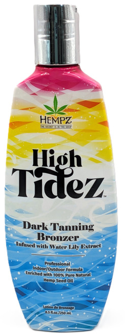 Hempz High Tidez Dark Tanning Bronzer Indoor/Outdoor Formula Tanning Lotion