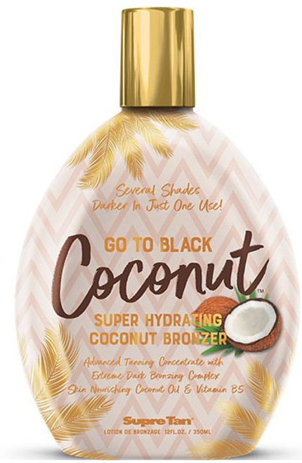 Supre Tan Go To Black Coconut Super Hydrating Coconut Bronzer Tanning Lotion Supre Tan Go To Black Coconut Super Hydrating Coconut Bronzer Tanning Lotion