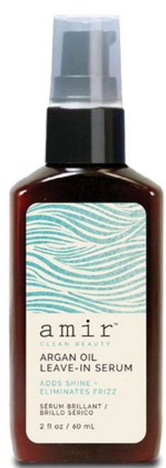 Amir Clean Beauty Argan Oil Leave-In Serum Hair Treatment adds Shine Eliminates Frizz