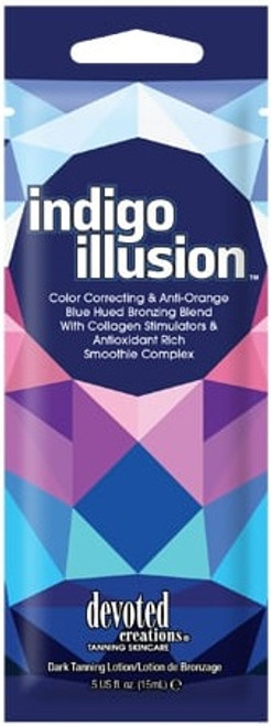 Devoted Creations Indigo Illusion Blue Hued Bronzing Blend Tanning Lotion Sample Packet