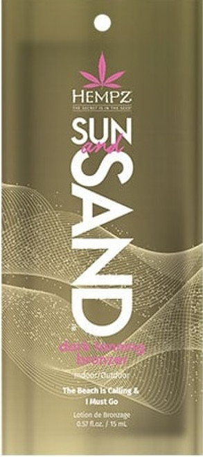 Hempz Sun and Sand Dark Tanning Bronzer Tanning Lotion Sample Packet Hempz Sun and Sand Dark Tanning Bronzer Tanning Lotion Sample Packet