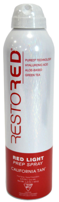 California Tan Restored Prep Spray Red Light Therapy Product