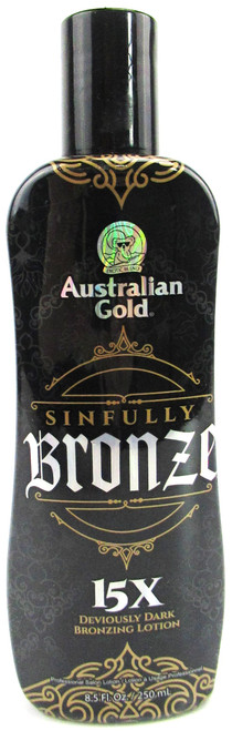 Australian Gold Sinfully Bronze 15X Deviously Dark Bronzing Tanning Lotion