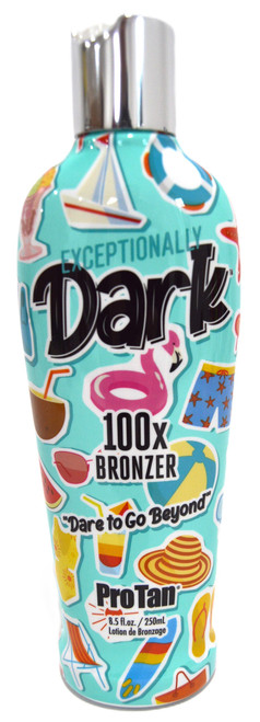 Pro Tan Exceptionally Dark 100X Bronzer Tanning Lotion