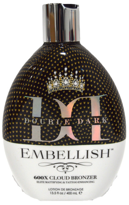 Tan Inc Double Dark Embellish 600X Cloud Bronzer Tanning Lotion