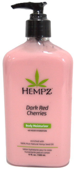 Hempz Dark Red Cherries Body Moisturizer 48 Hour Hydration