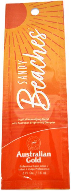 Australian Gold Sandy Beaches Tropical Intensifying Blend Tanning Sample Packet