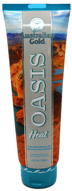 Australian Gold Oasis Heat Tingle Natural Bronzer Tanning Lotion
