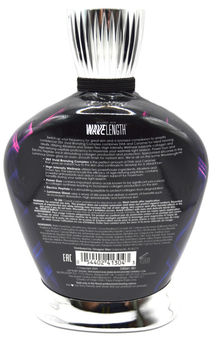 Designer Skin Wavelength Hybrid 35X DHA Bronzer Tanning Lotion 13.5 oz