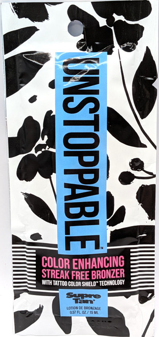 Supre Tan Unstoppable Color Enhancing Streak Free Bronzing Tanning Sample Packet
