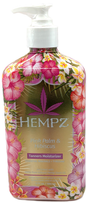 Hempz Pink Palm & Hibiscus Tanners Moisturizer w/Hemp Seed Oil