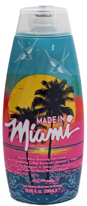 Ed Hardy Made in Miami Exotic Black Bronzing Sun Tanning Lotion