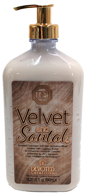 Devoted Creations Velvet and Santal Elevated Soft Skin Hydration Moisturizer
