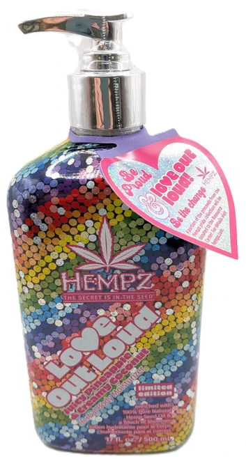 Hempz Love Out Loud Pride Limited Edition Body Moisturizer Shimmer Lotion
