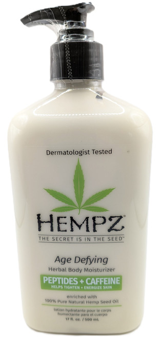 Hempz Age Defying Herbal Body Moisturizer with 100% Pure Natural Hemp Seed Oil