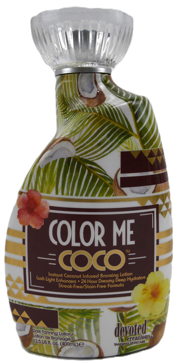 Devoted Creations Color Me Coco Instant Bronzing Tanning Lotion 13.5 oz