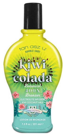 Tan Asz U Double Shot Kiwi Colada Botanical 400X Bronzer Tanning
