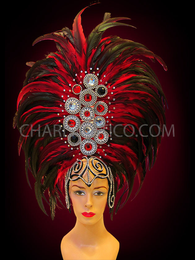 Headdress Accented With Beads And Gemstones