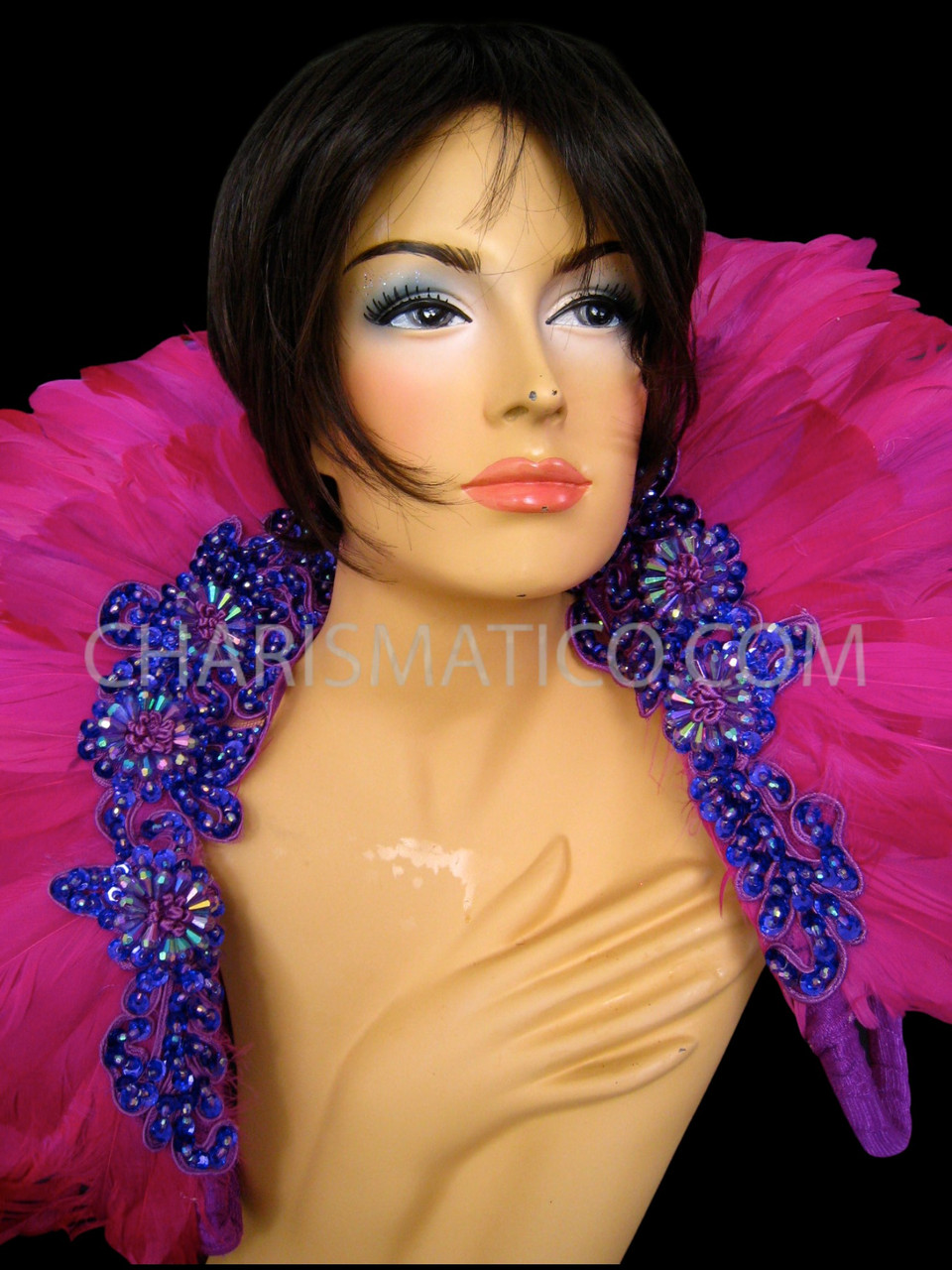 Pink Cabaret Drag Queen Large Feather Boa Backpack