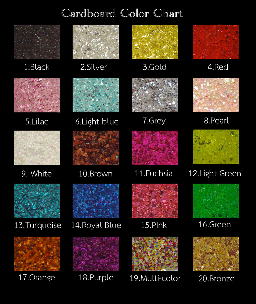 Silverleaf Color Chart