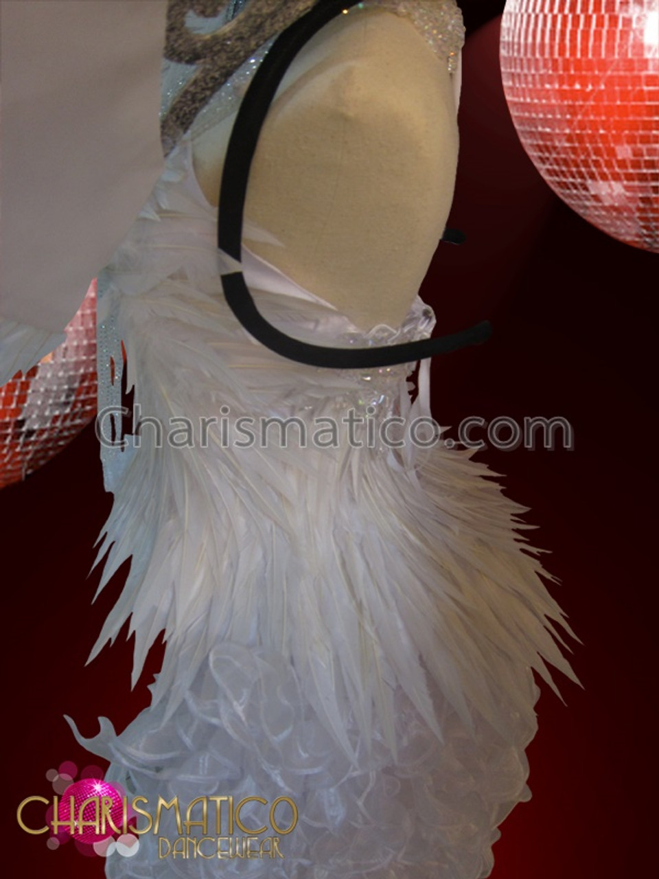 White feather corset clearance