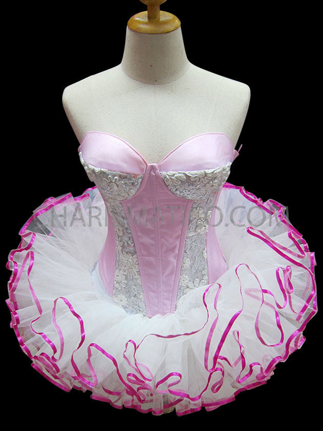 white tutu dress