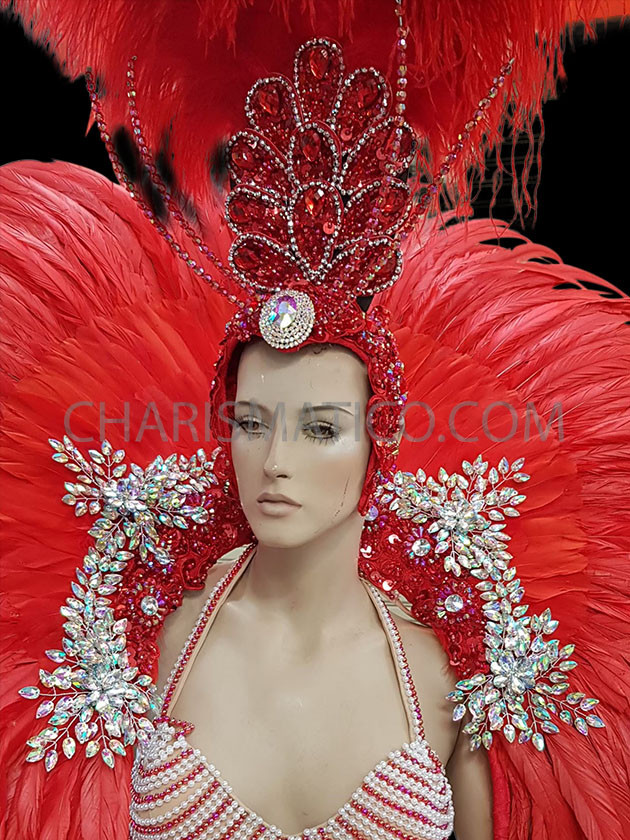 Towering Brazilian Styled Gold Accented 