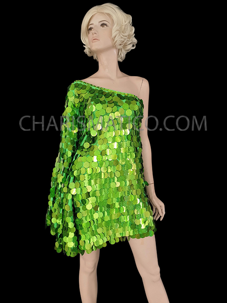 Iridescent Lime Bubble Dress  Bubble dress, Fashion week spring
