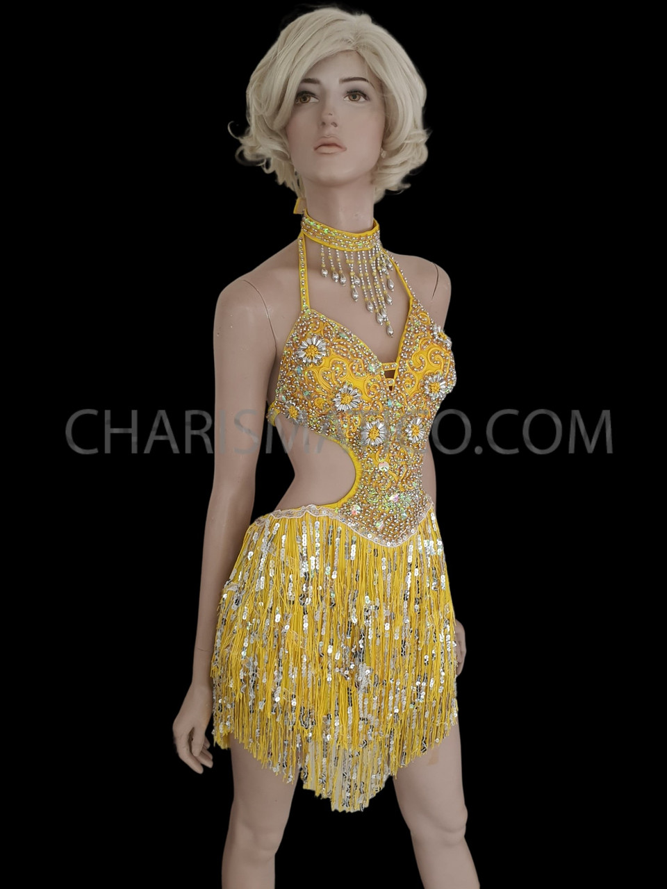 yellow dance costume