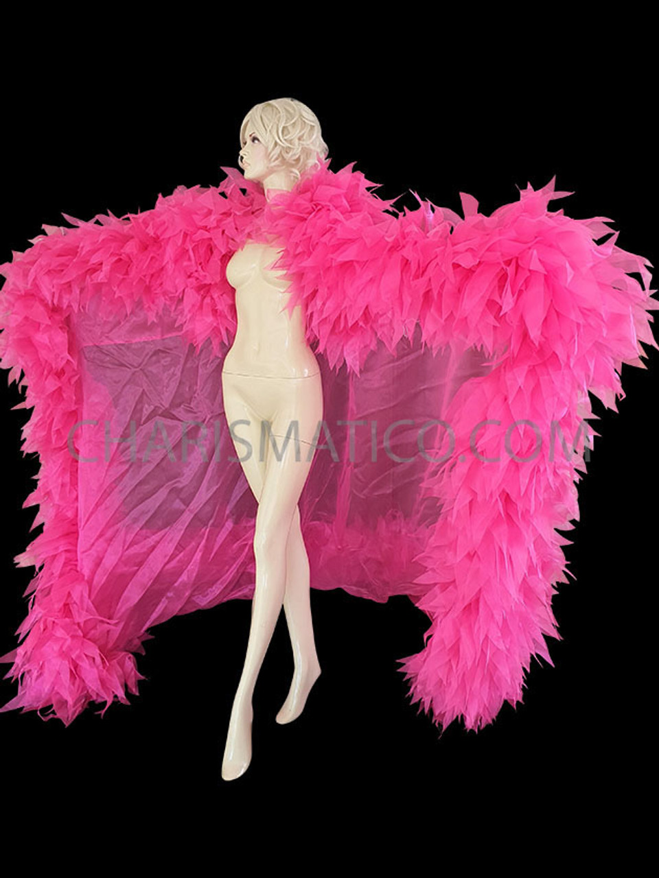 Pink Cabaret Drag Queen Large Feather Boa Backpack