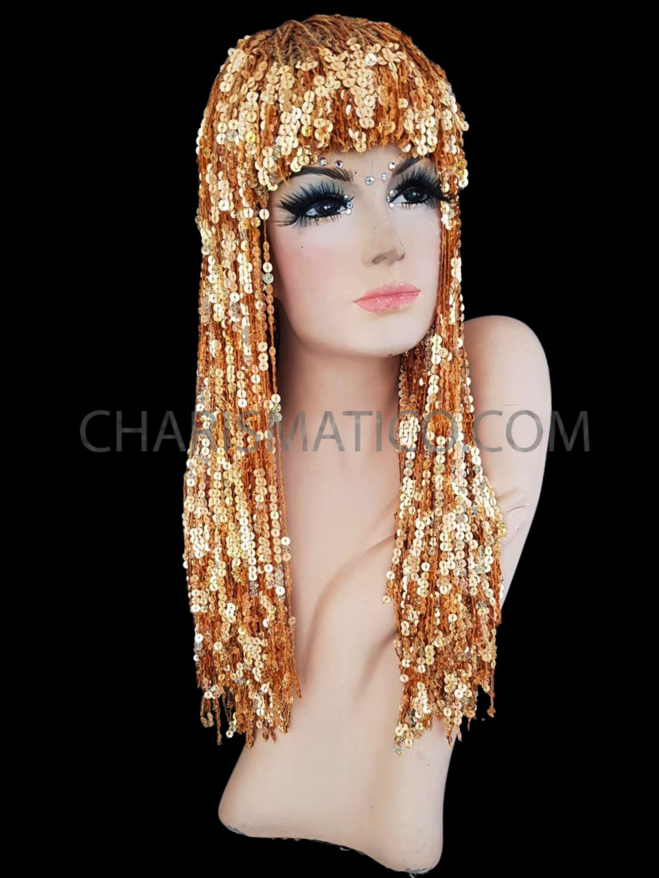 Gold wig clearance