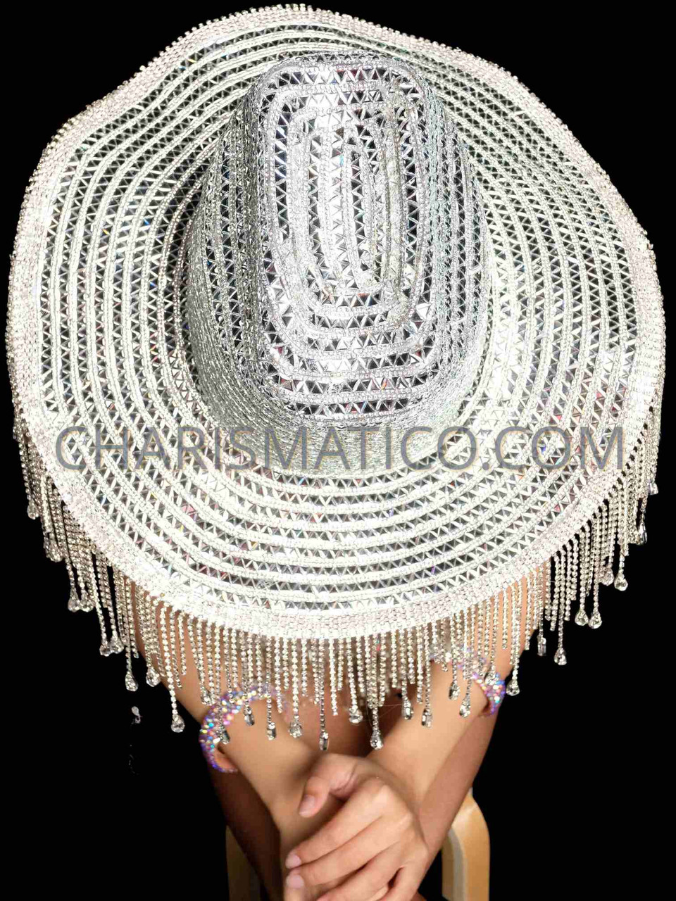 Disco Cowboy Hat, Mirror Cowboy Hat, Suitable for Disco Ball With Cowboy  Hat