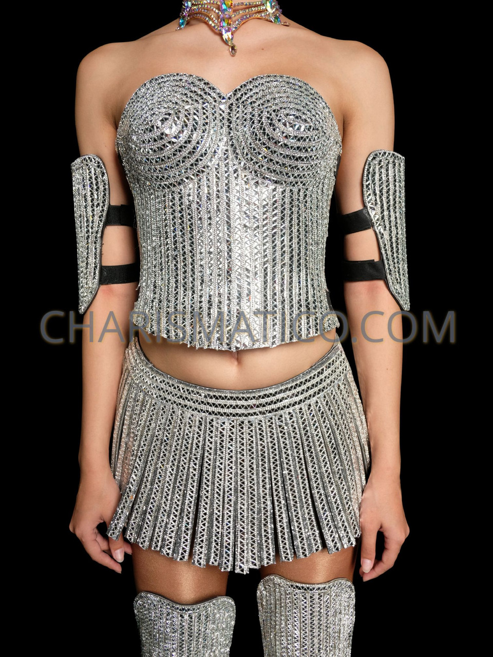 jeweled corset top