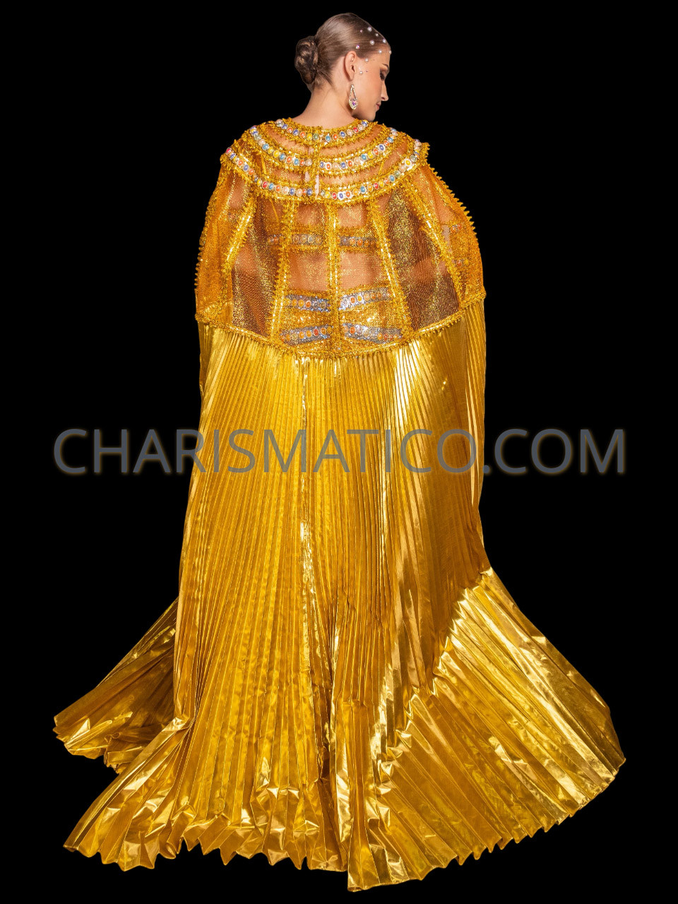 Gold Cleopatra-Inspired Egyptian Costume Set