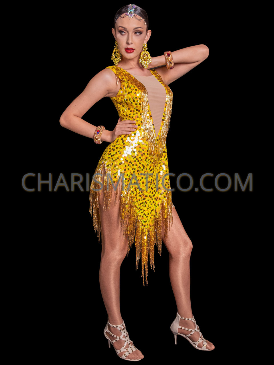 Gold Paired Rhinestone Appliqué With Hot Fix Backing – Make Your Own Dance  Costume