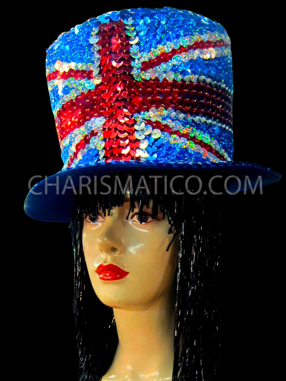 United Kingdom Flag Top Hat