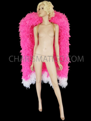 Pink Cabaret Drag Queen Large Feather Boa Backpack