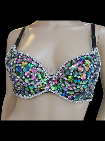 Buy Hand Crafted Crystallized Bling Bridal Push Up Bra Made With