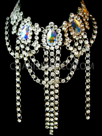 Diva Elegant Crystallized Drag Queen Necklace
